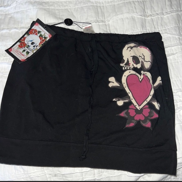 Ed Hardy Dresses & Skirts - Ed Hardy Black Mini Skirt with Tags